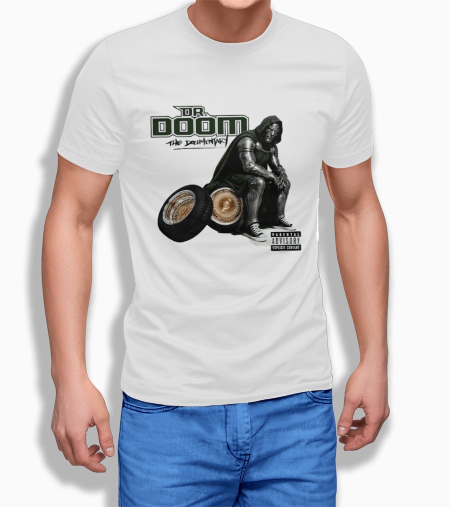 Dr Doom The Documentary Marvel Hip Hop Parental Advisory T-Shirt