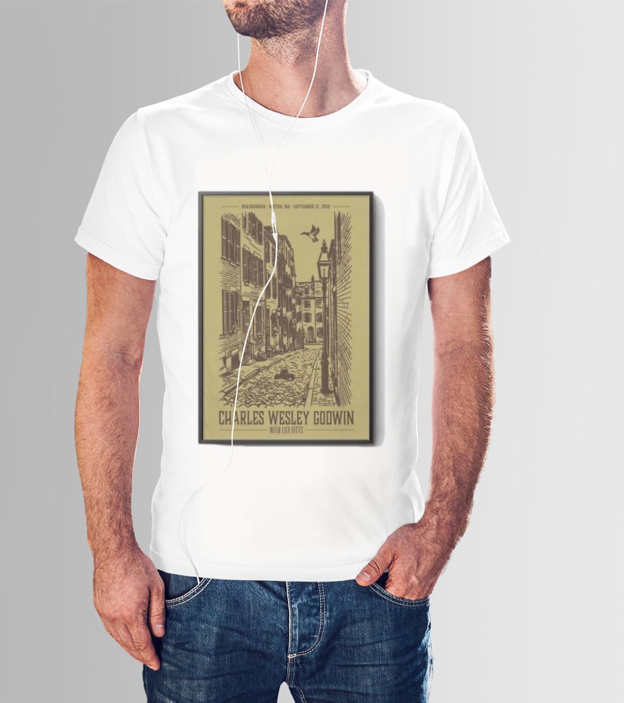 Roadrunner Boston MA September 12 2026 Charles Wesley Godwin With Lily Fitts T-Shirt