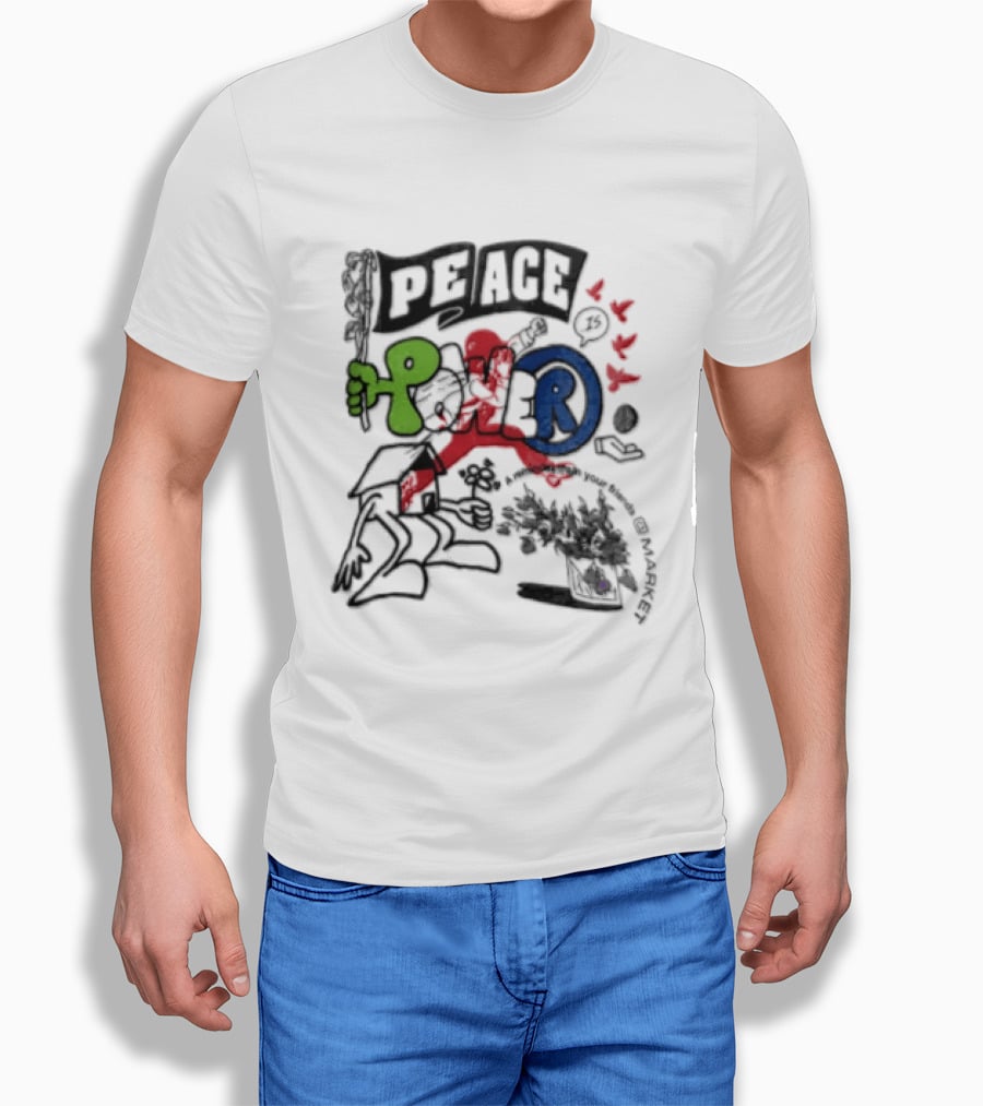 Peace Power Walker Kessler Dodgers T-Shirt
