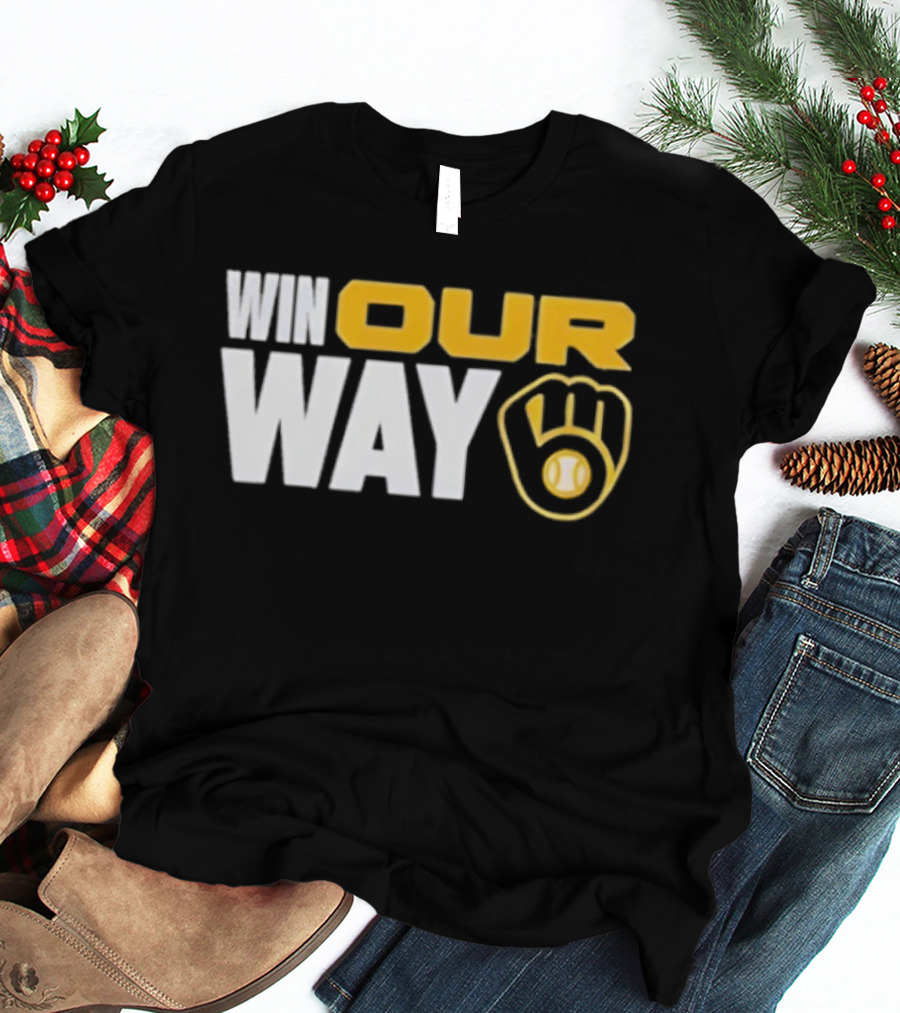 Milwaukee Brewers 2026 Postseason Win Our Way Clinched T-Shirt