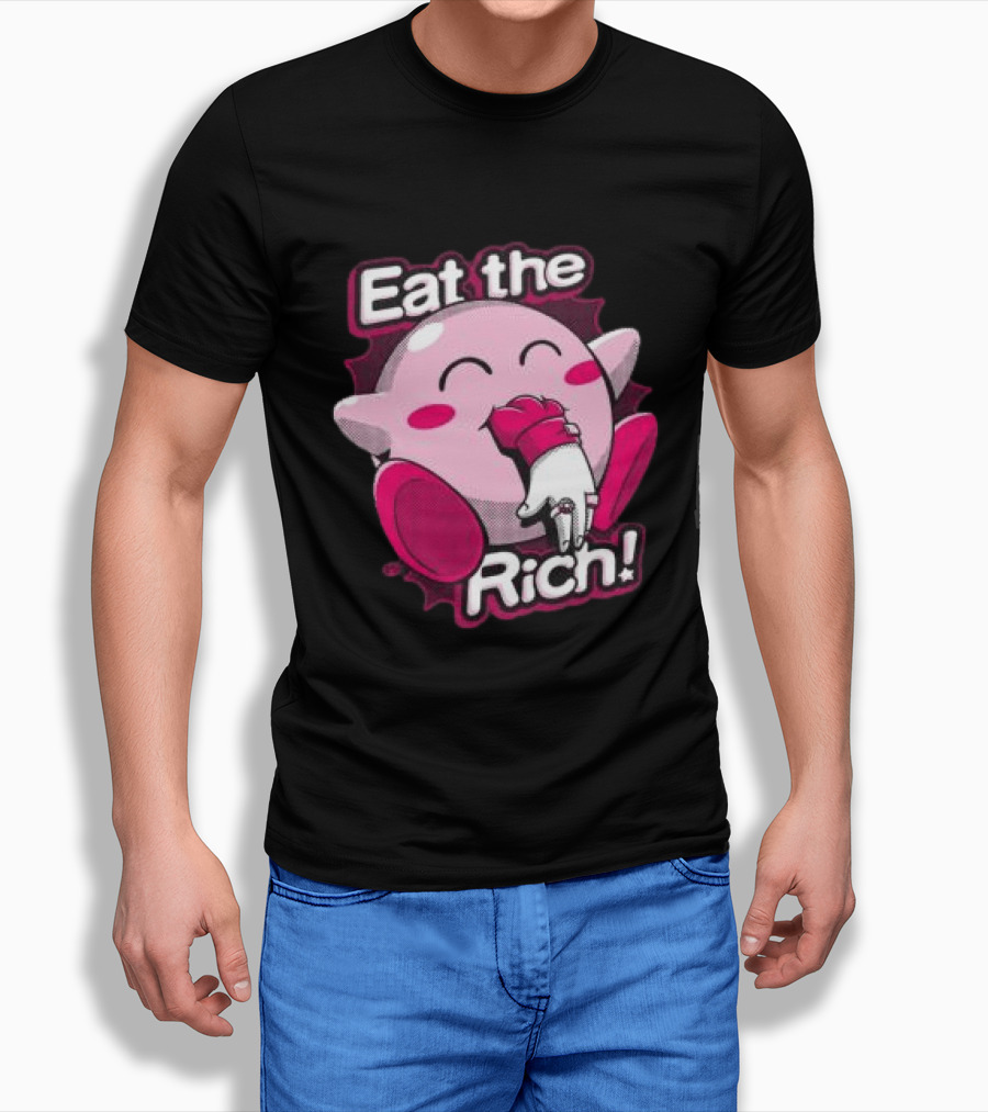 Punkwithacamera Store Eat The Rich Clay Graham Kirby Eating Hand T-Shirt