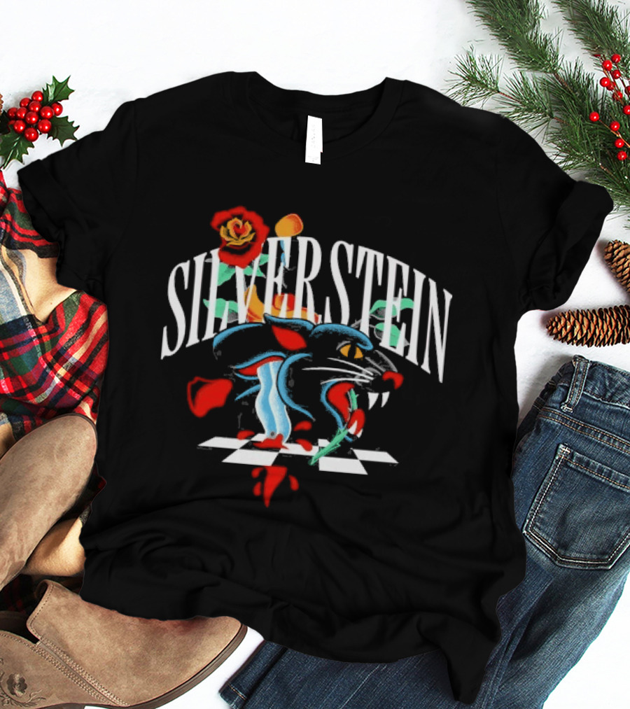 Silverstein Panther Floral Burst T-Shirt