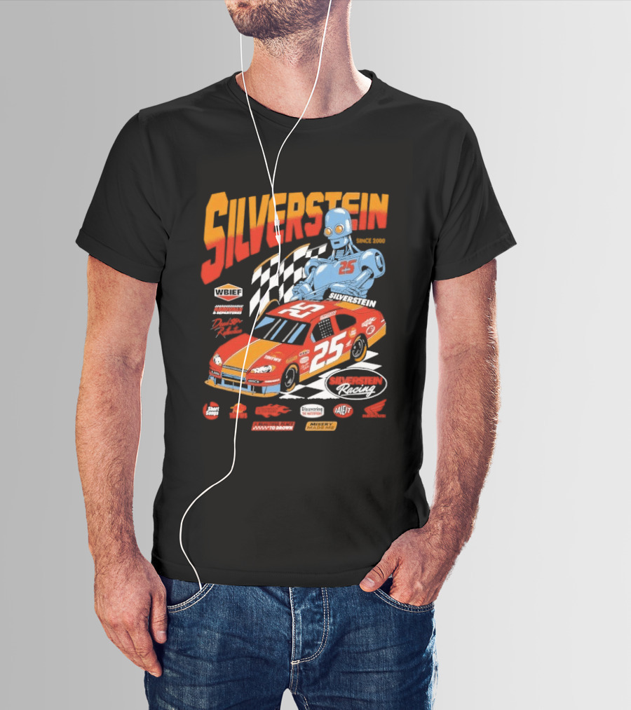 Silverstein Racecar 25 Racing WBIEF Since 2000 T-Shirt