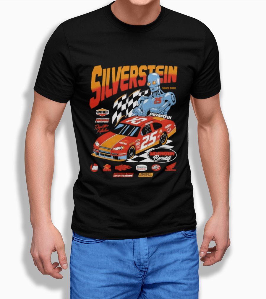 Silverstein Racecar 25 Racing WBIEF Since 2000 T-Shirt