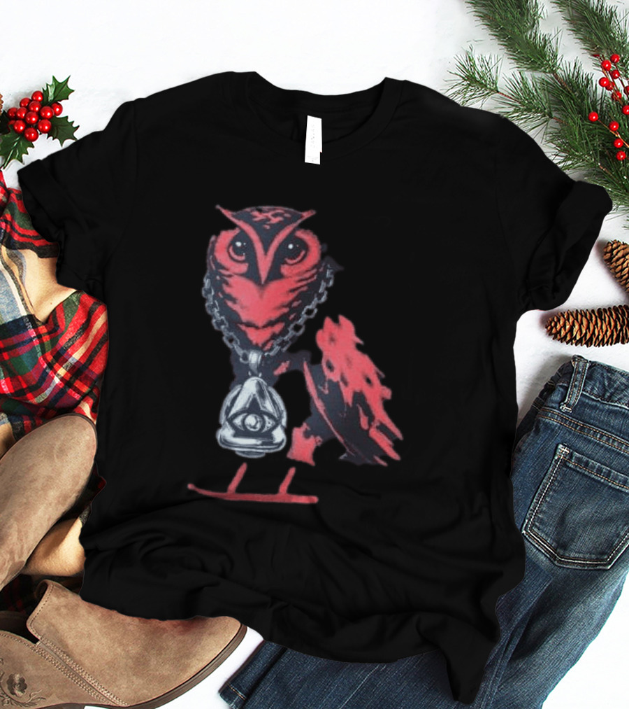 Yeat Store Love Lyfe Ovo Tour Owl With Eye Pendant T-Shirt