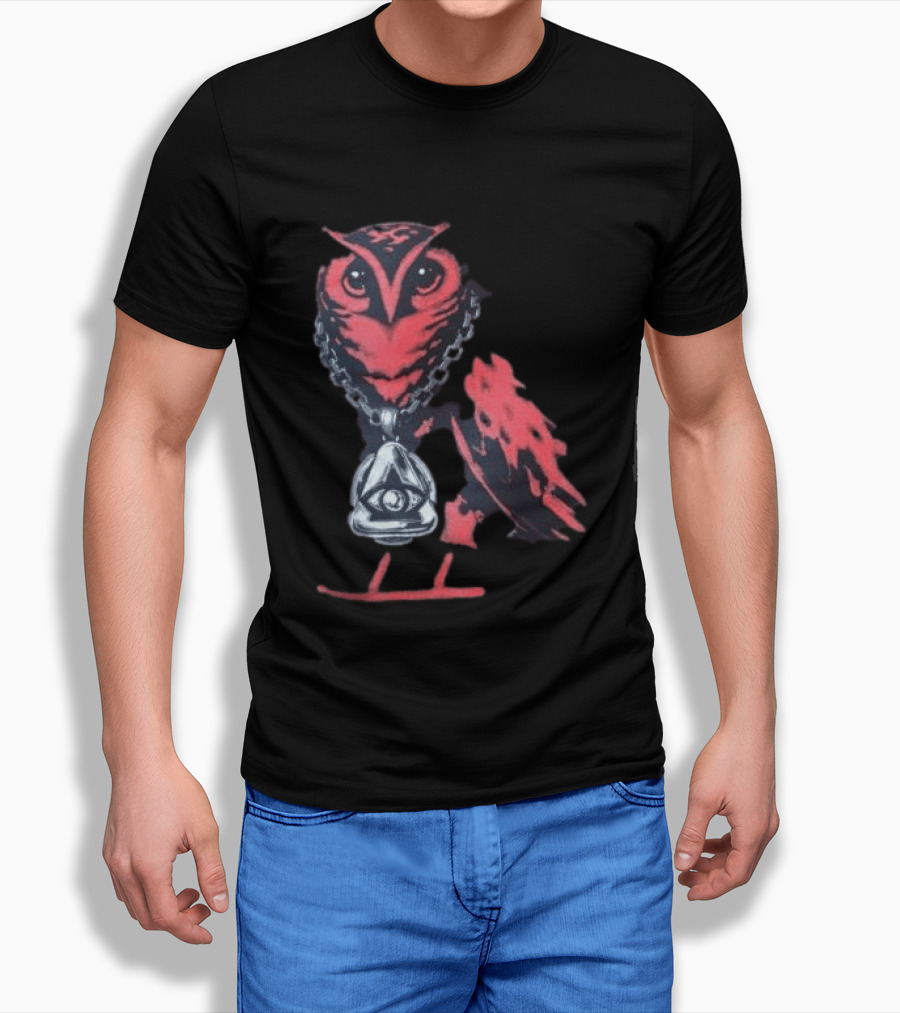 Yeat Store Love Lyfe Ovo Tour Owl With Eye Pendant T-Shirt