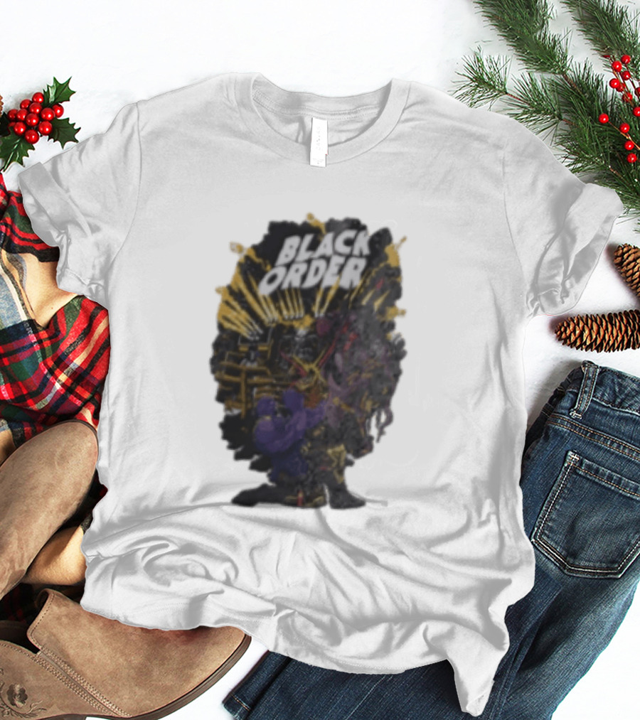 Black Order Thanos And The Children Of Thanos Rock Band Graphic Novel T-Shirt