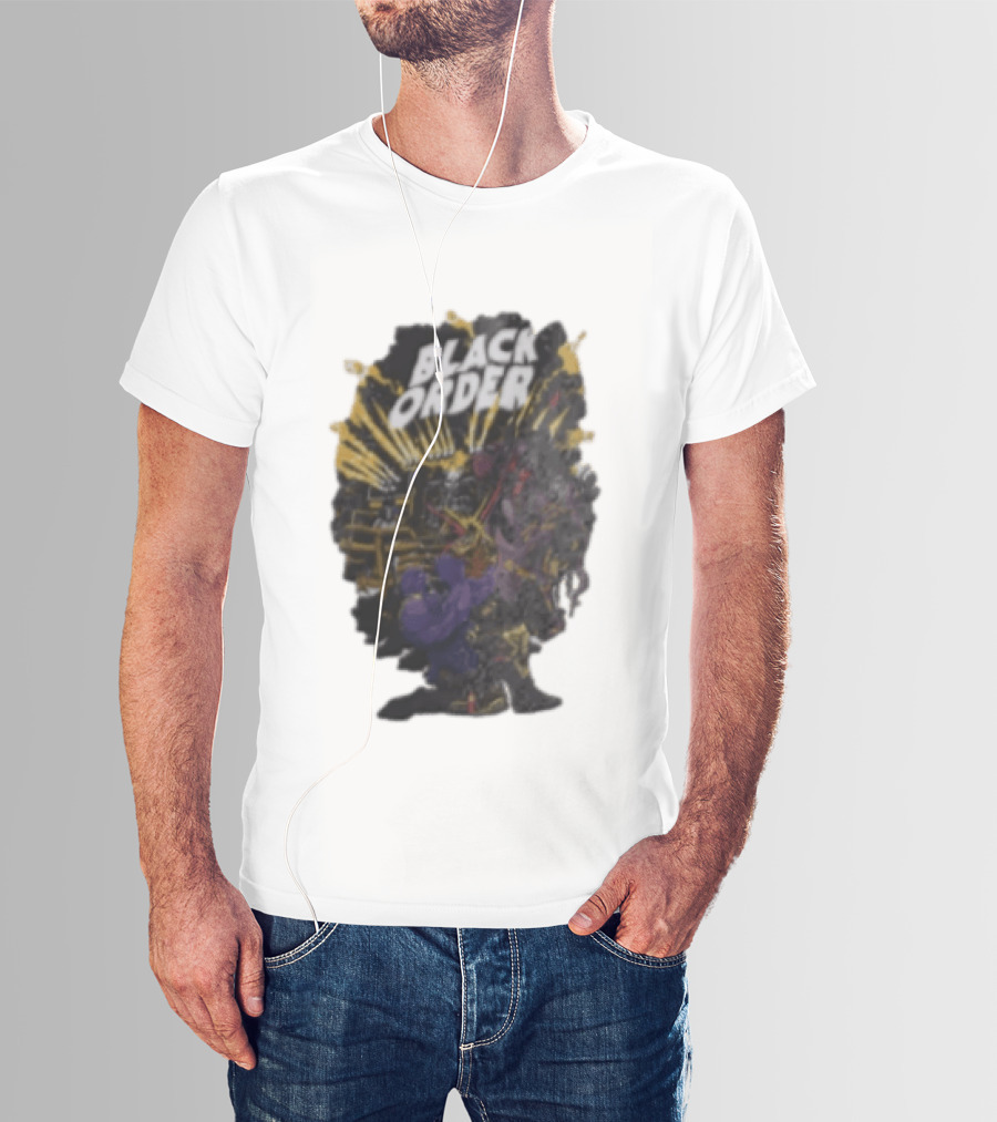 Black Order Thanos And The Children Of Thanos Rock Band Graphic Novel T-Shirt