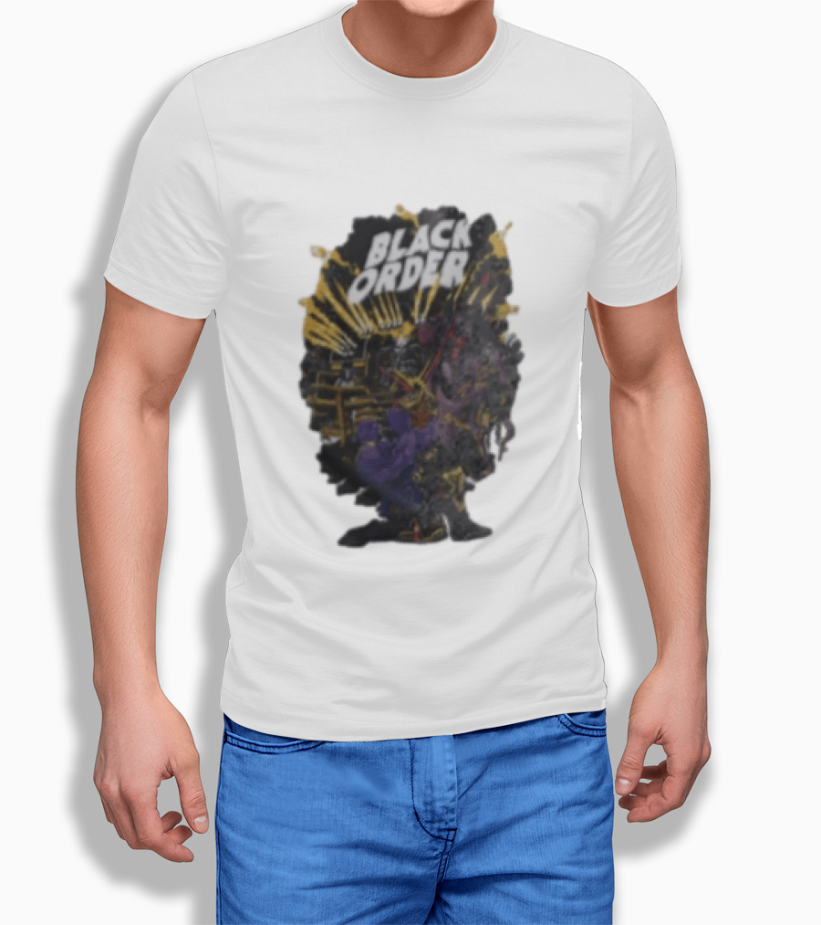 Black Order Thanos And The Children Of Thanos Rock Band Graphic Novel T-Shirt