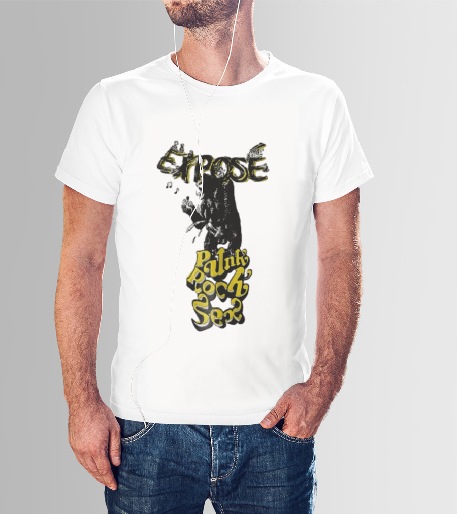 Expose King Kong Punk Rock Sex Gorilla Holding Woman T-Shirt