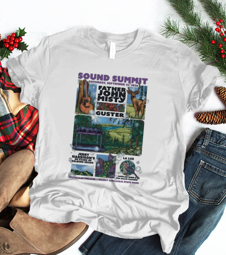 Sound Summit 2026 Father John Misty Guster Marin County MD September 12 Mountain Theater T-Shirt
