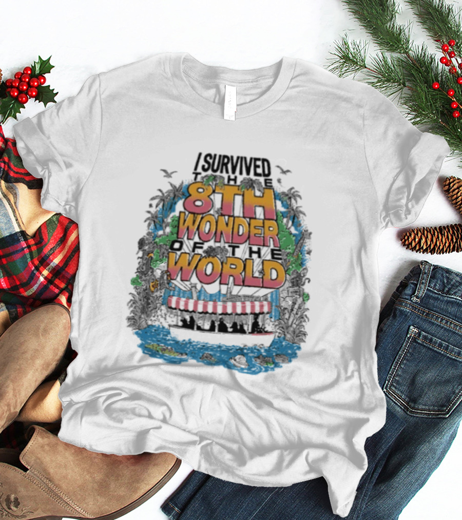 I Survived 8th Wonder Of The World Backside Of Water Adventure T-Shirt