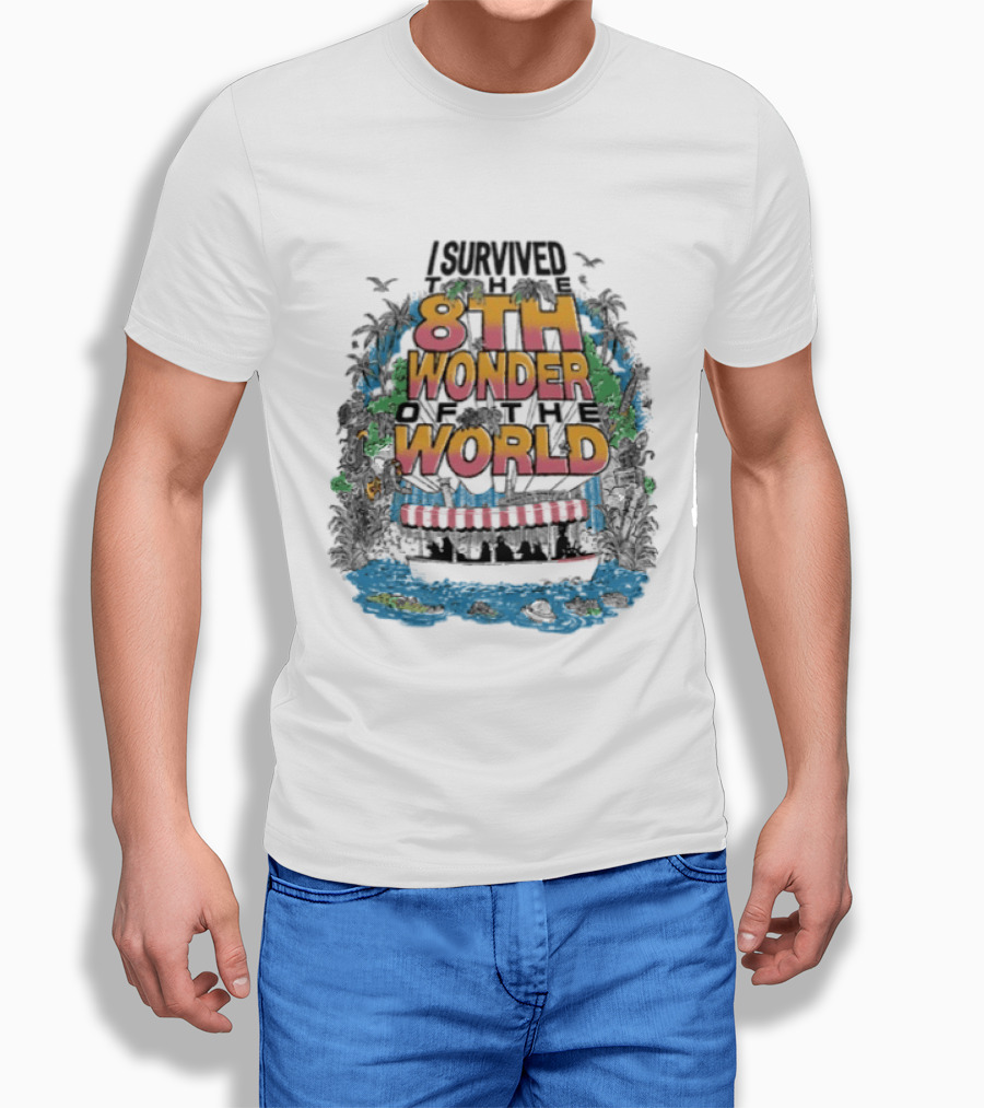I Survived 8th Wonder Of The World Backside Of Water Adventure T-Shirt