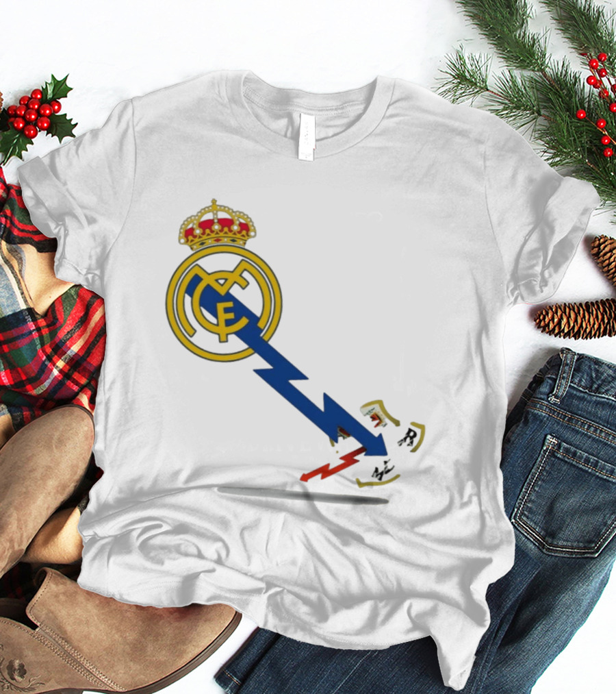 Real Madrid CF Lightning Strike Emblem MCF T-Shirt