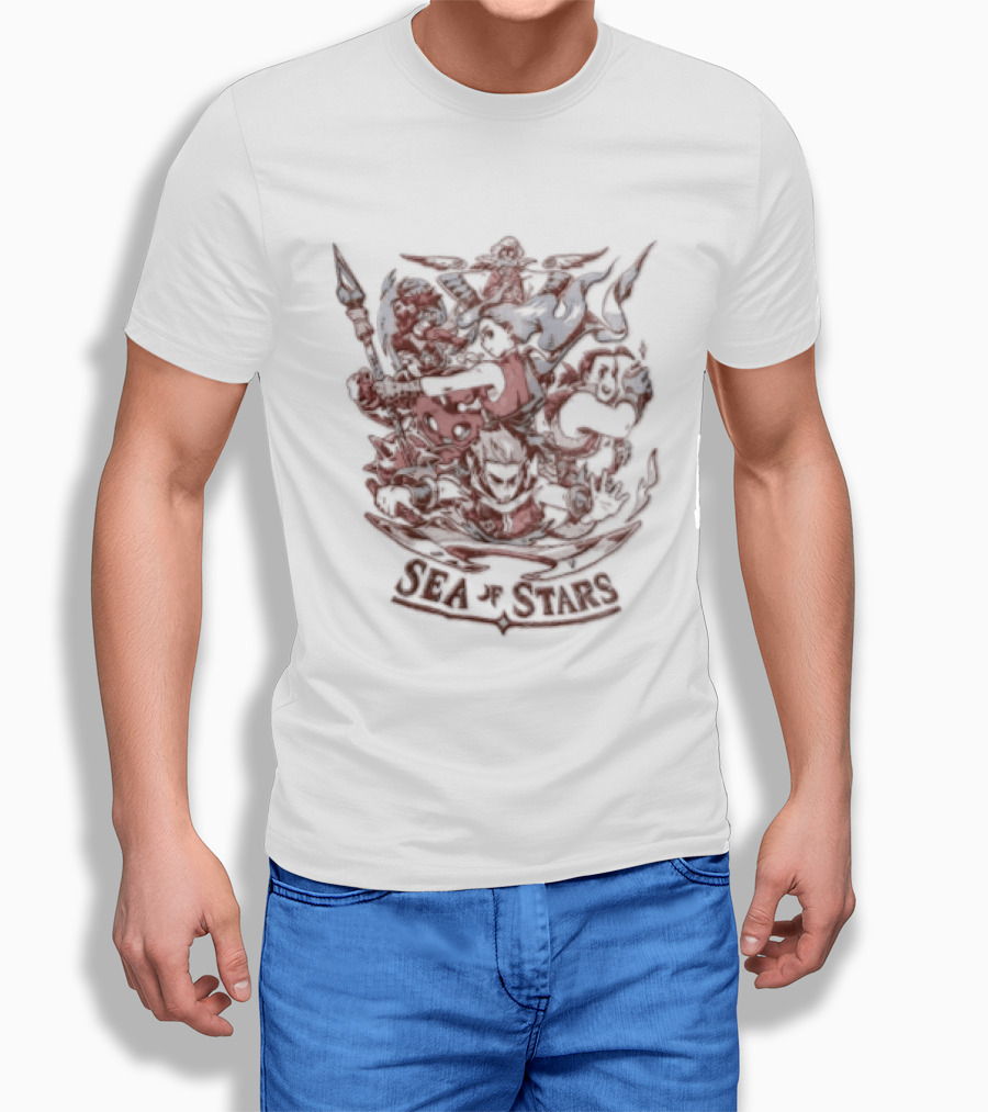 Sea Of Stars Characters Crest T-Shirt