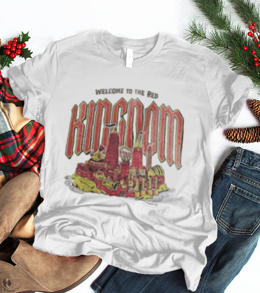 Welcome To The Red Kingdom Cityscape T-Shirt