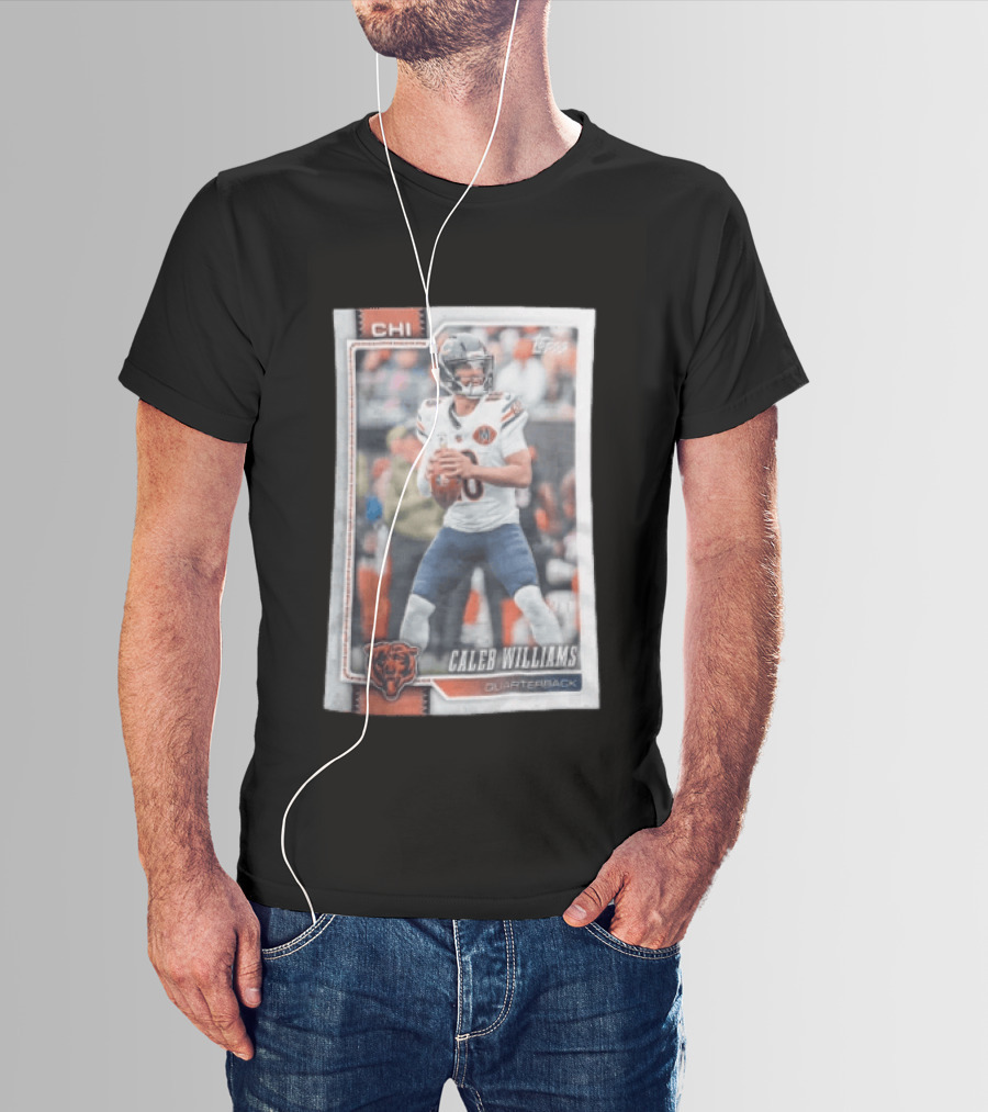 2026 Topps Caleb Williams Chicago Bears Quarterback Trading Card T-Shirt