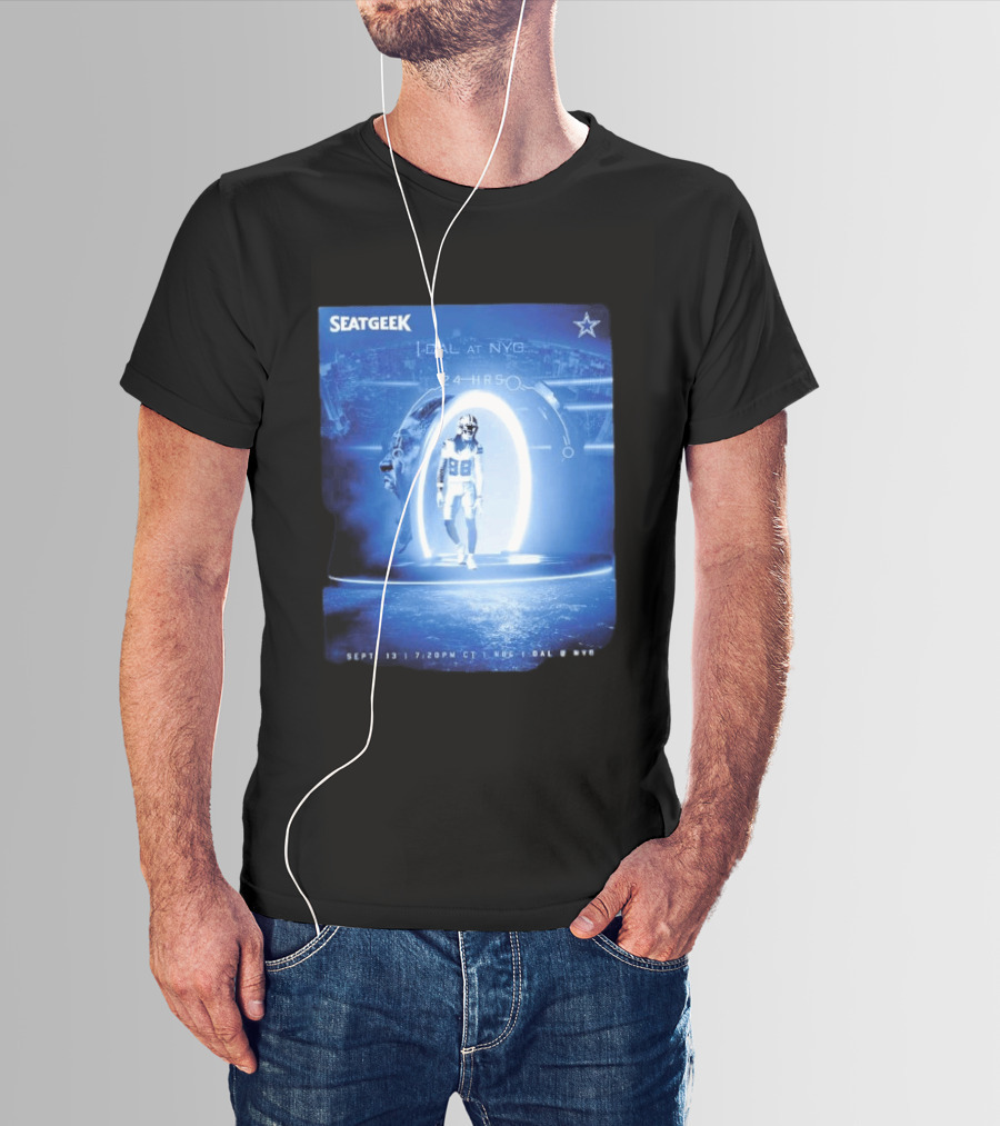 Seatgeek Dallas Vs New York Giants MetLife Stadium September 13 2026 24 Hrs Countdown T-Shirt