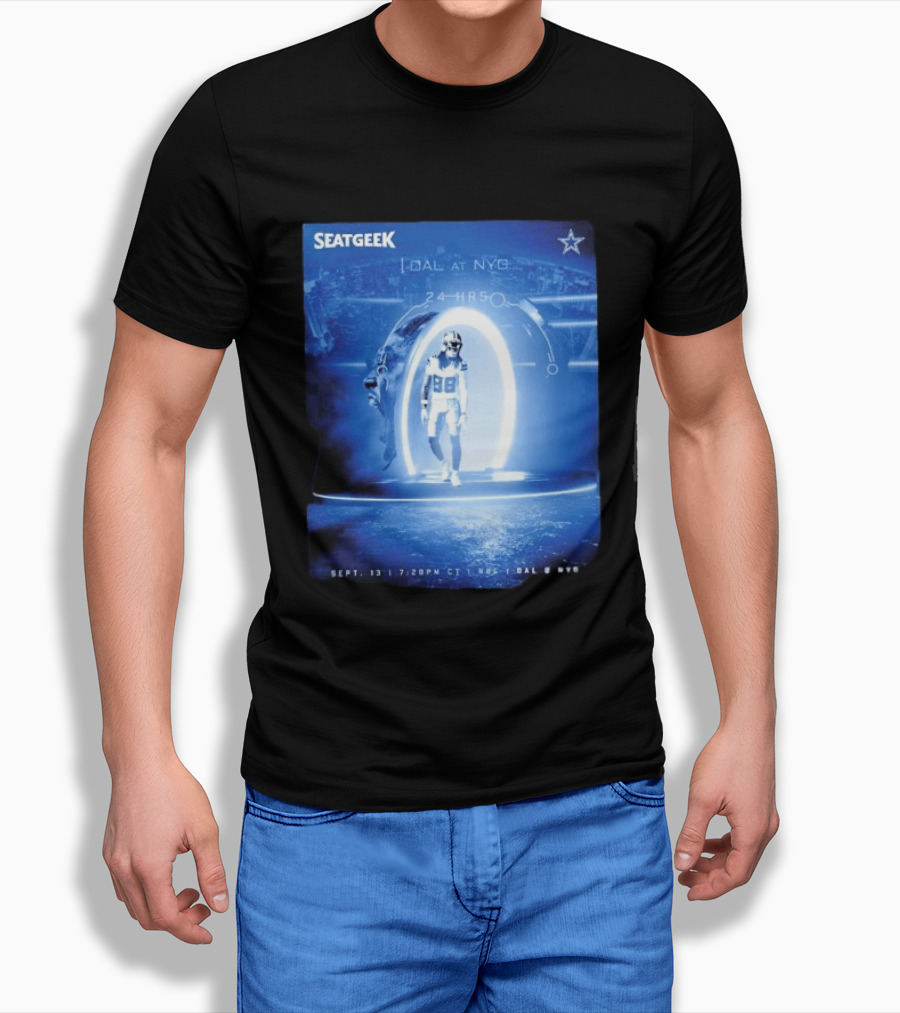 Seatgeek Dallas Vs New York Giants MetLife Stadium September 13 2026 24 Hrs Countdown T-Shirt