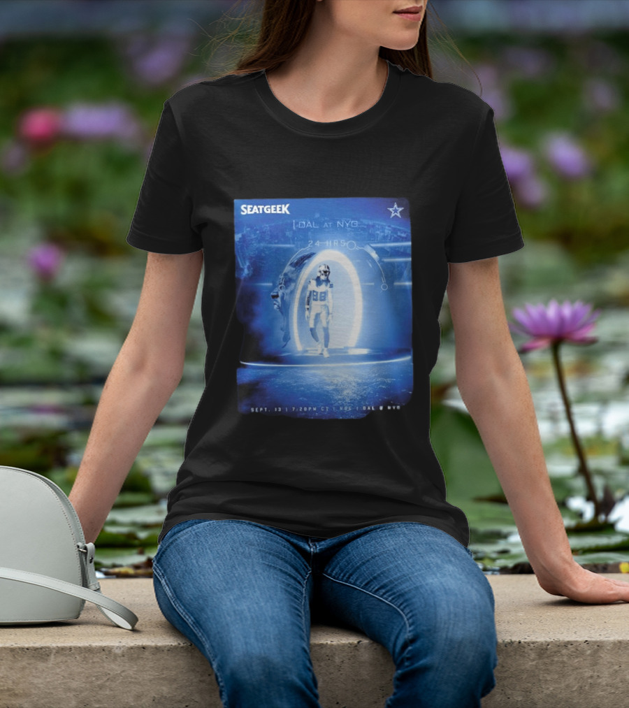 Seatgeek Dallas Vs New York Giants MetLife Stadium September 13 2026 24 Hrs Countdown T-Shirt
