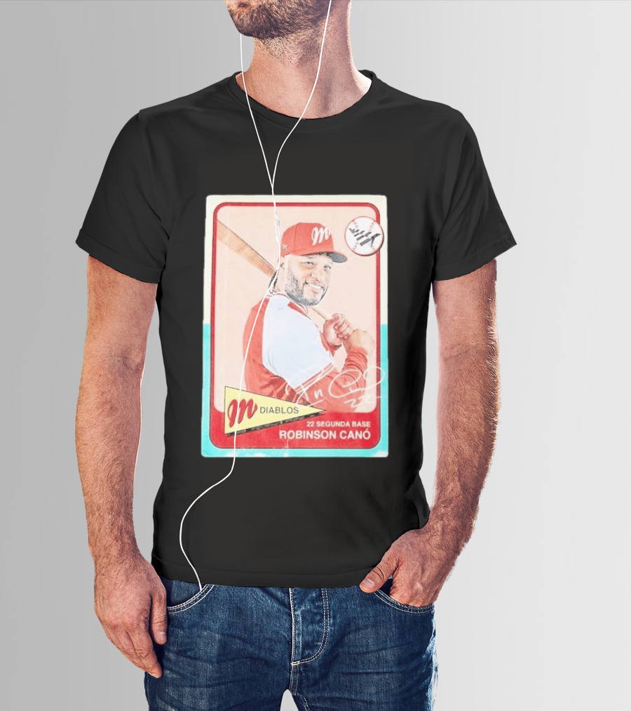 Robinson Canó Diablos Rojos Del México Paper Planes Baseball Segunda Base T-Shirt