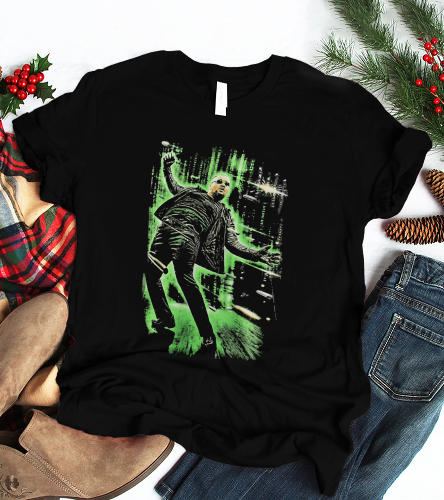 Solo Sikoa Dodging Pew Pew Pew Warning Shots T-Shirt