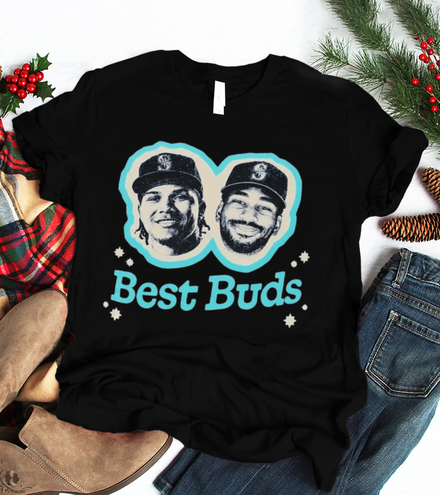 Michael Arroyo Lázaro Montes Best Buds Seattle Baseball Duo T-Shirt
