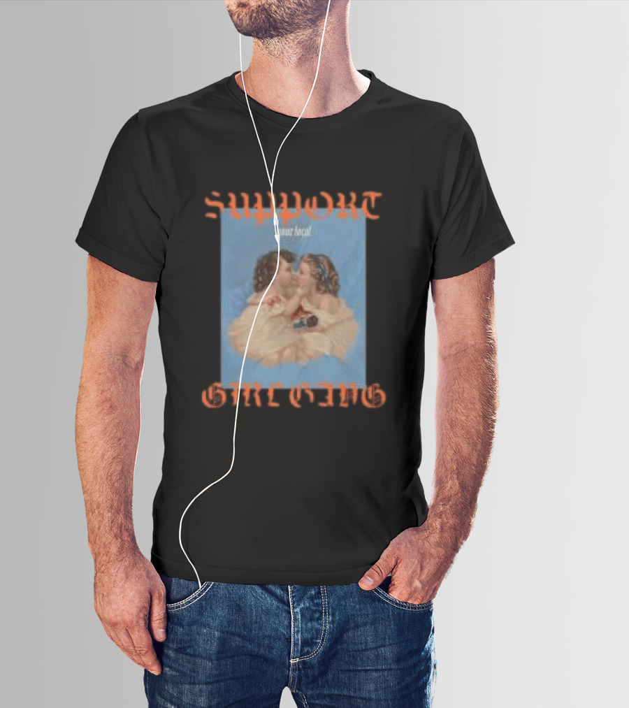 Uhanadesign Shop Support Your Local Girl Gang Oversize T-Shirt