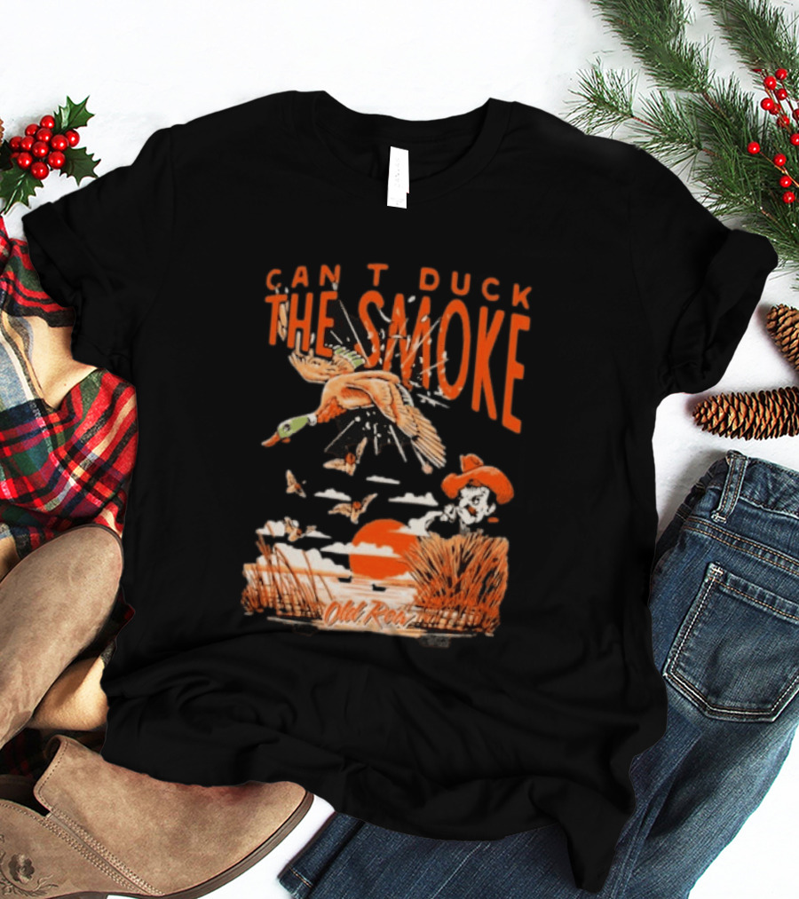 Oklahoma State Cowboys Can't Duck The Smoke Vintage Old Row T-Shirt