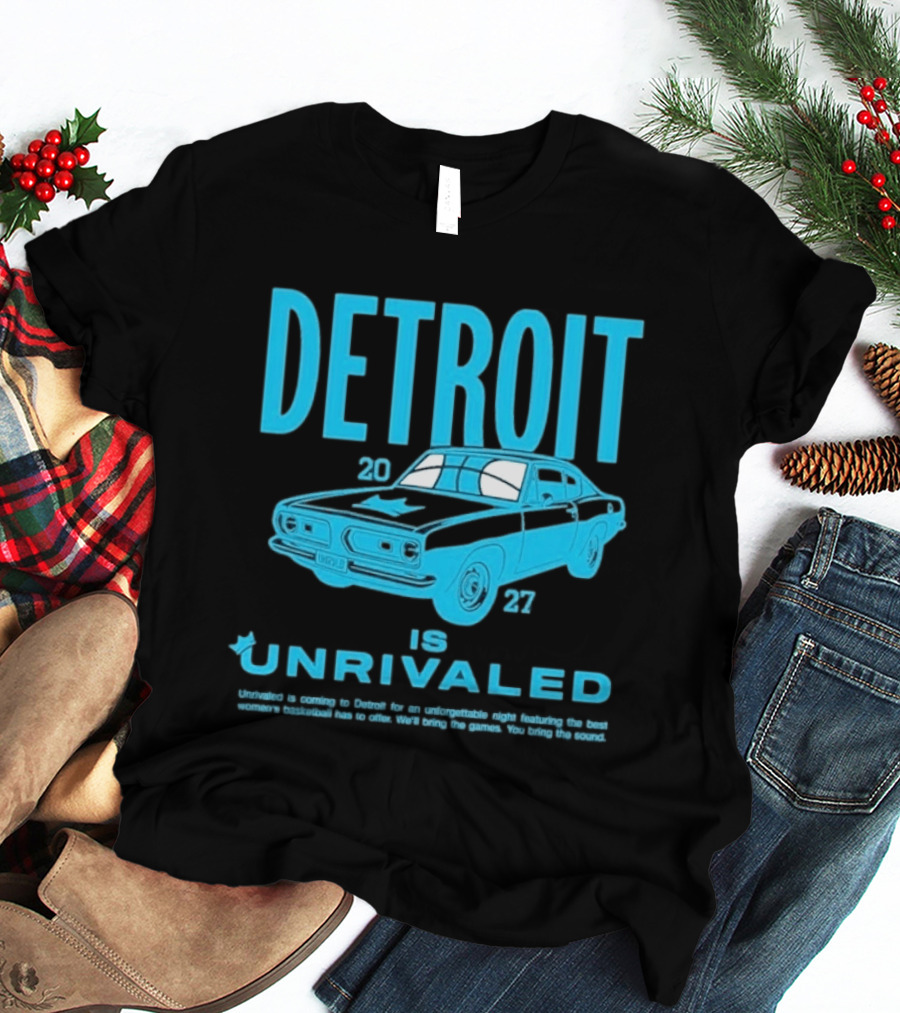 Detroit 2027 Is Unrivaled Season 3 Car Tour T-Shirt