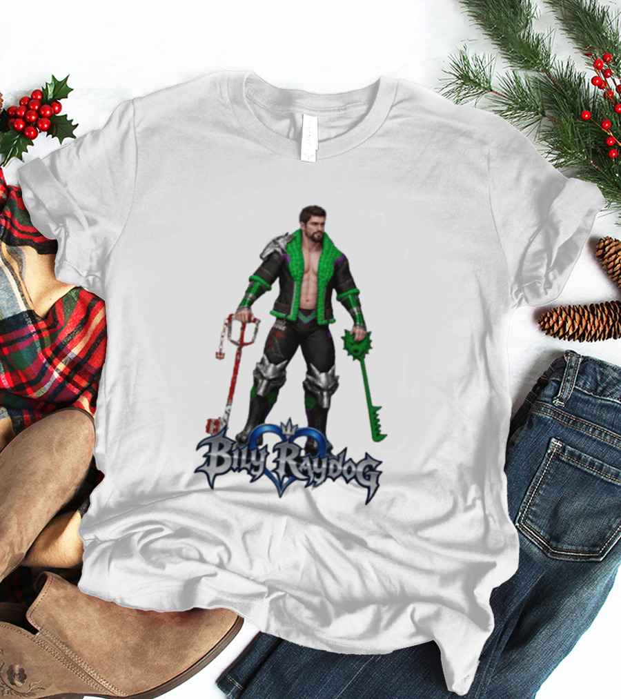 Billy Raydog Kingdom Hearts Crossover Character With Chains And Keys T-Shirt