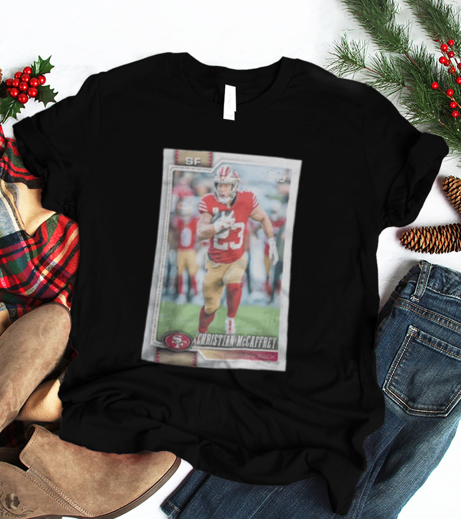 2026 Topps Christian McCaffrey SF 49ers Running Back Card T-Shirt