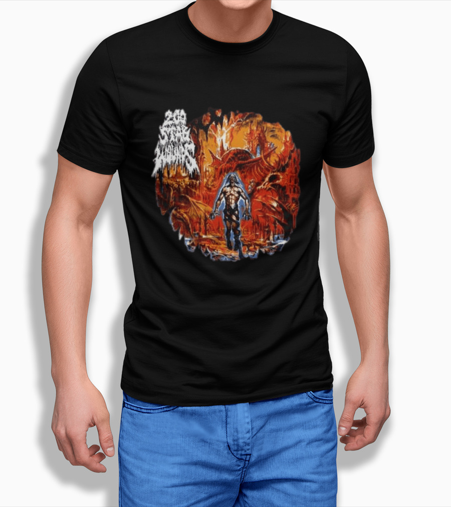 200 Stab Wounds Lowest Form Evilgreed Shop Longsleeve Fiery Dragon T-Shirt