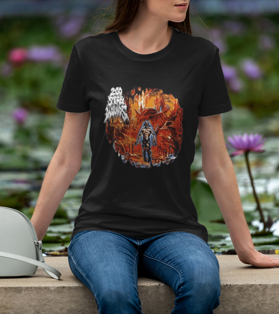 200 Stab Wounds Lowest Form Evilgreed Shop Longsleeve Fiery Dragon T-Shirt