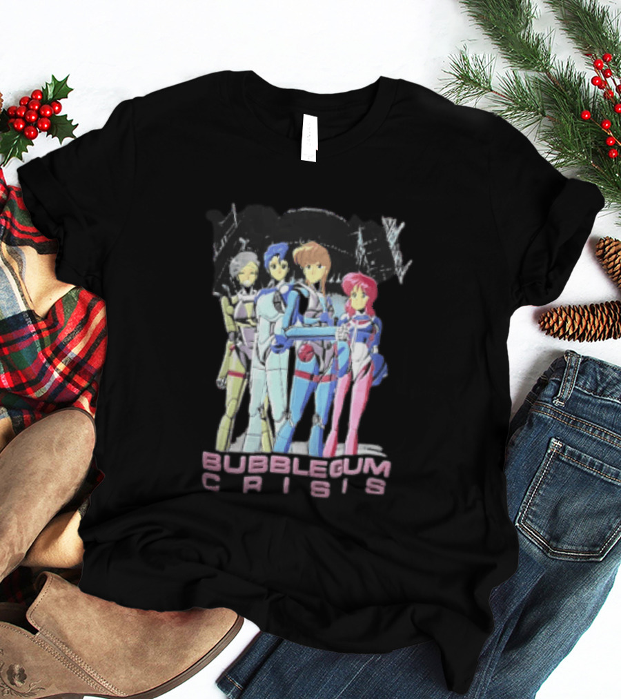 Bubblegum Crisis Female Warriors Cyberpunk Hardsuits Anime T-Shirt