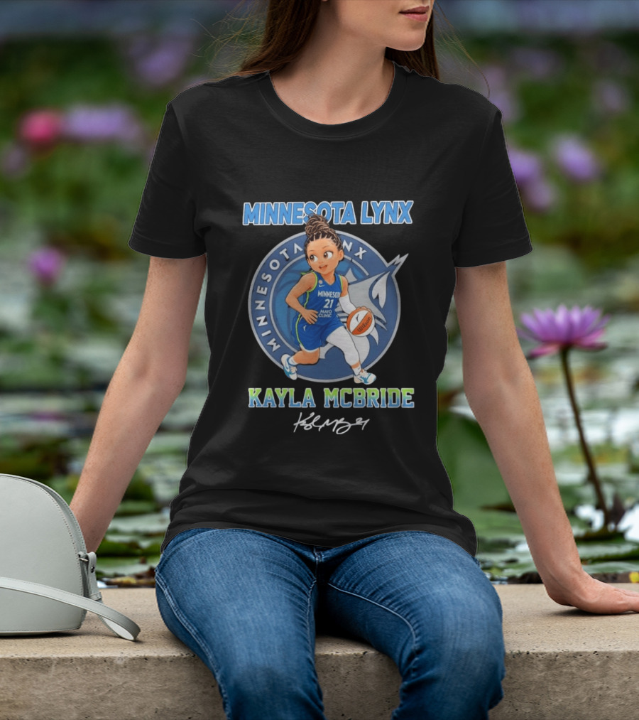 Kayla McBride No 21 Minnesota Lynx Chibi Basketball Player T-Shirt
