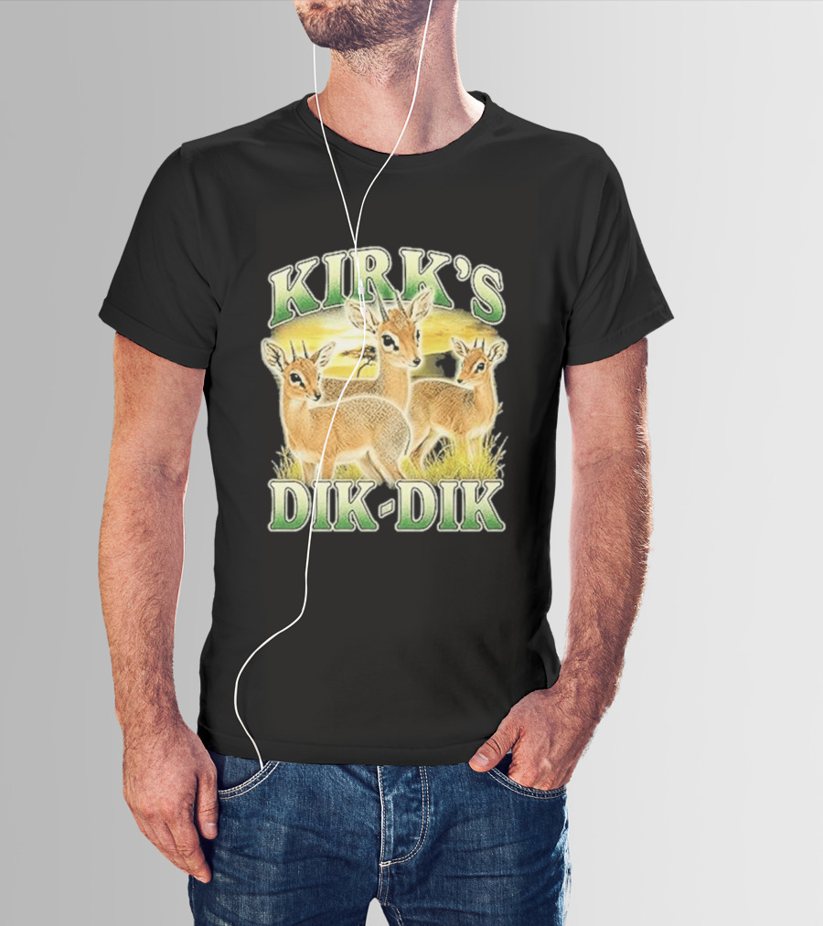 Kirk's Dik Dik Wildlife Safari Sunset Scene T-Shirt