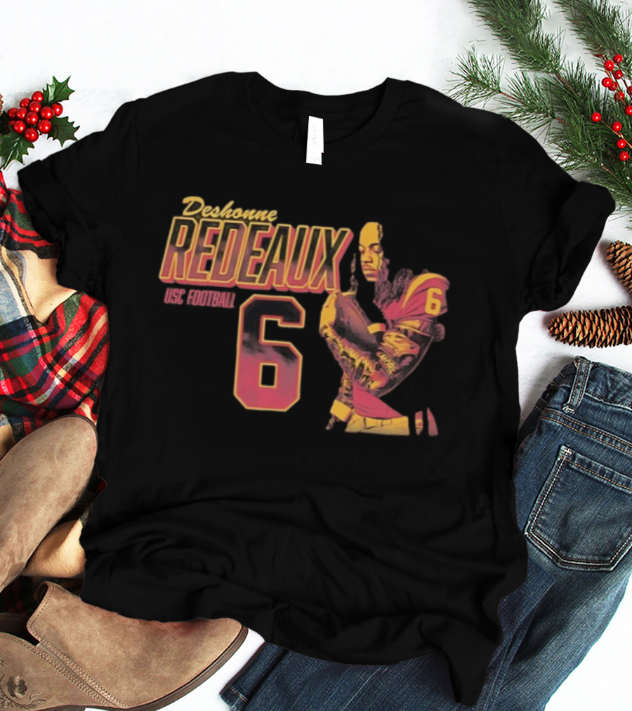 Deshonne Redeaux USC Football Number 6 T-Shirt