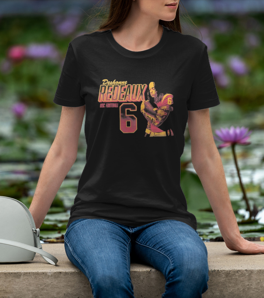 Deshonne Redeaux USC Football Number 6 T-Shirt