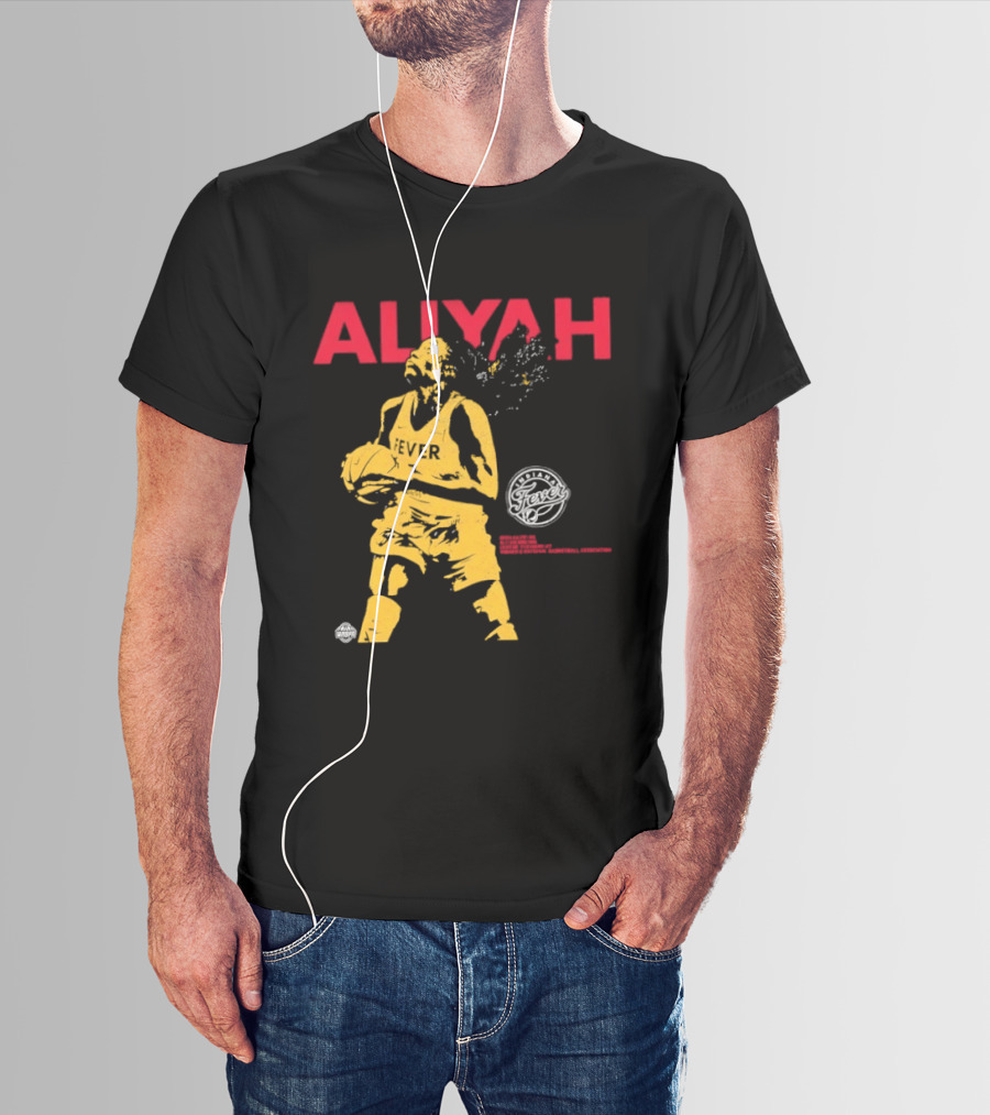 Indiana Fever Aliyah Basketball Player T-Shirt