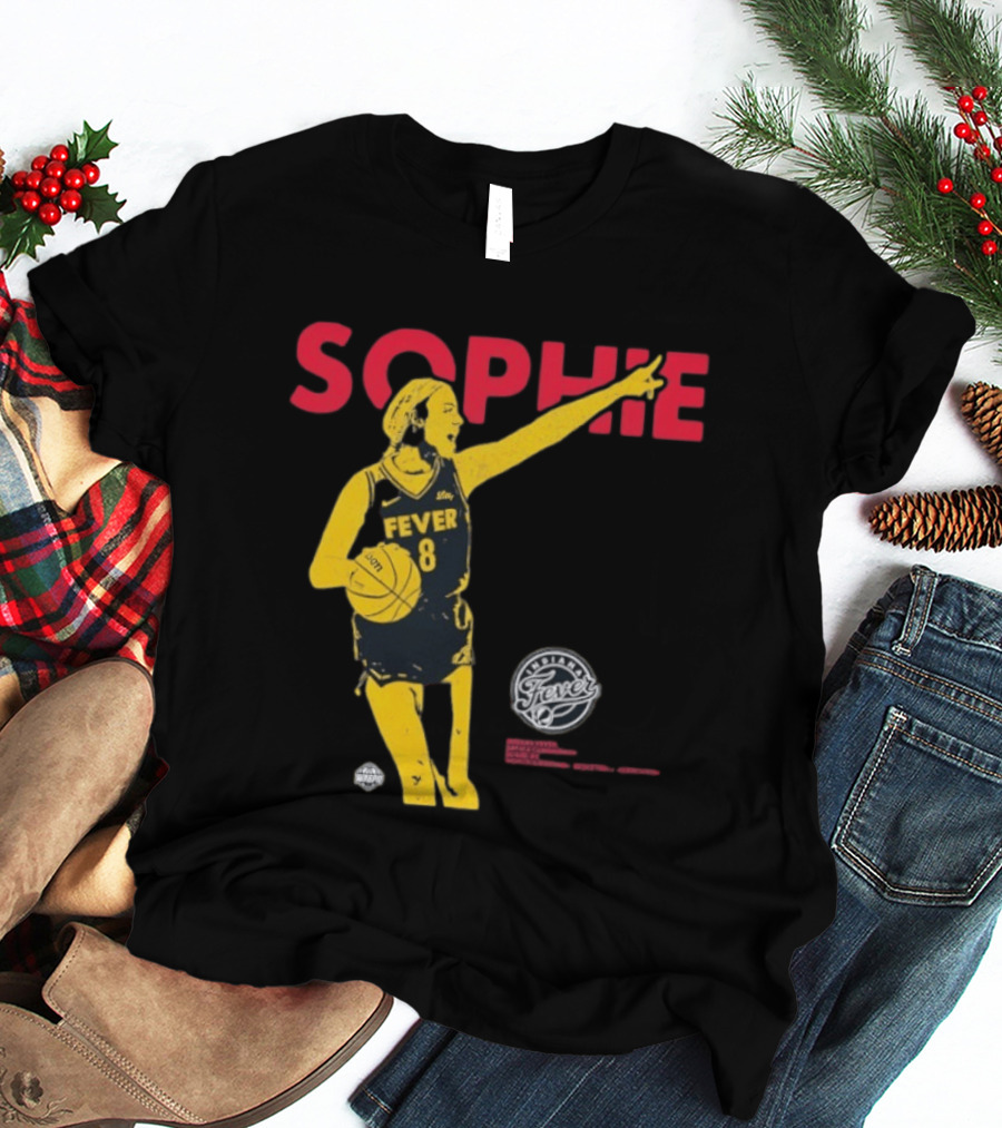 Sophie Cunningham Indiana Fever Basketball Number 8 T-Shirt