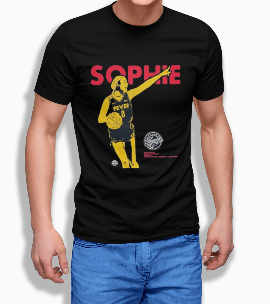 Sophie Cunningham Indiana Fever Basketball Number 8 T-Shirt