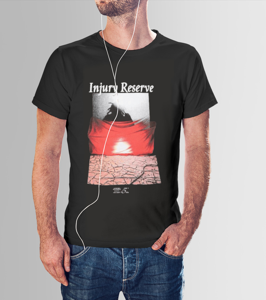 Injury Reserve Stage With Surreal Red And Black T-Shirt