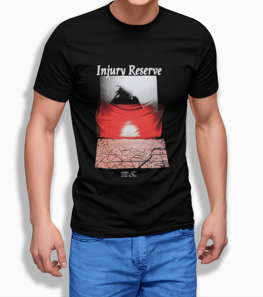 Injury Reserve Stage With Surreal Red And Black T-Shirt