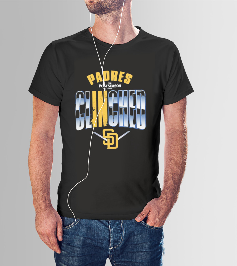 San Diego Padres 2026 MLB Postseason Clinched Padres Postseason Clinched SD T-Shirt