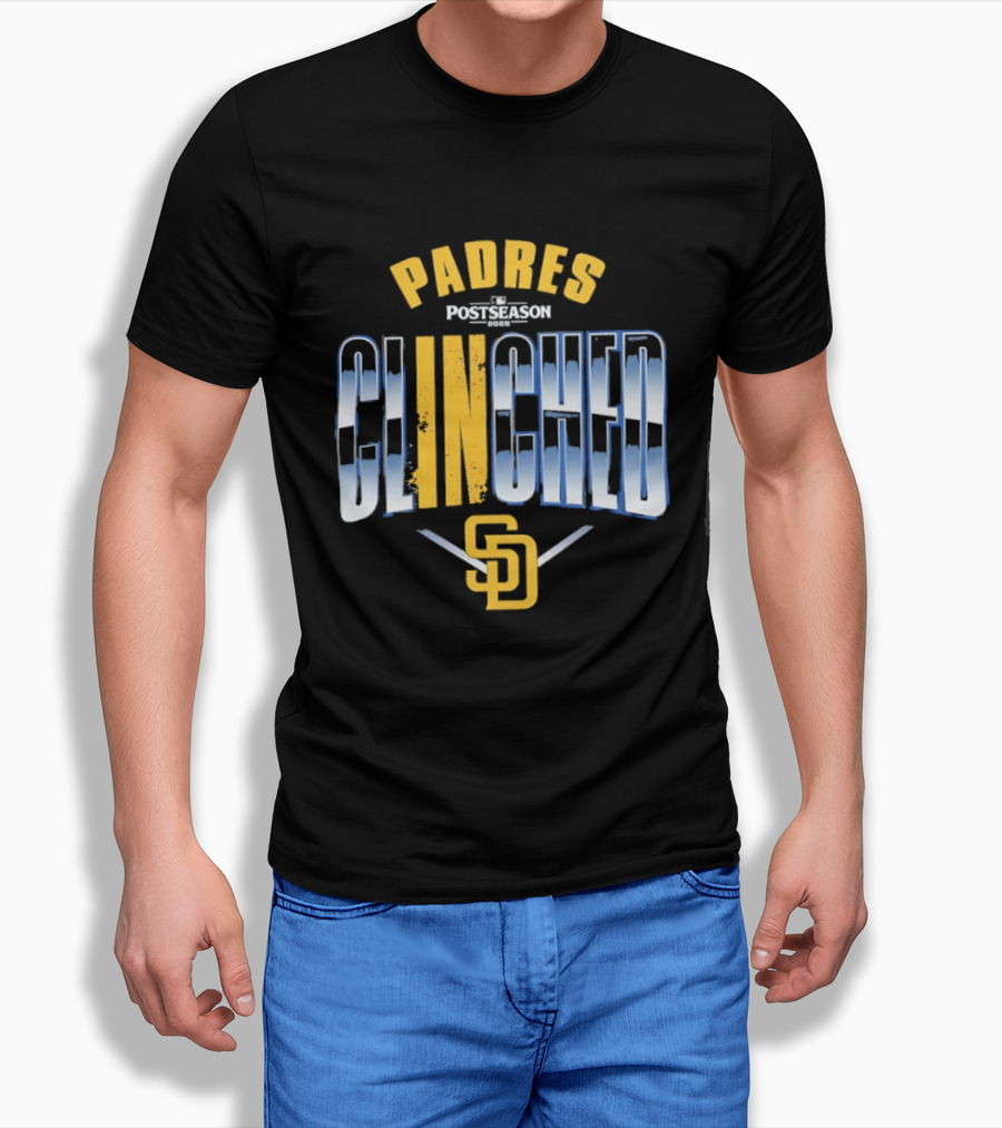 San Diego Padres 2026 MLB Postseason Clinched Padres Postseason Clinched SD T-Shirt