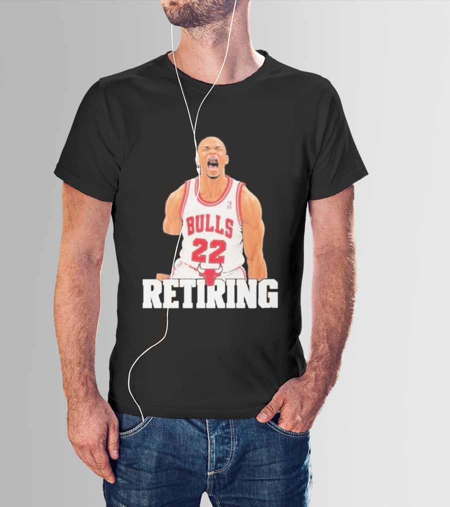 Taj Gibson 22 Bulls Retiring Iconic Moment T-Shirt