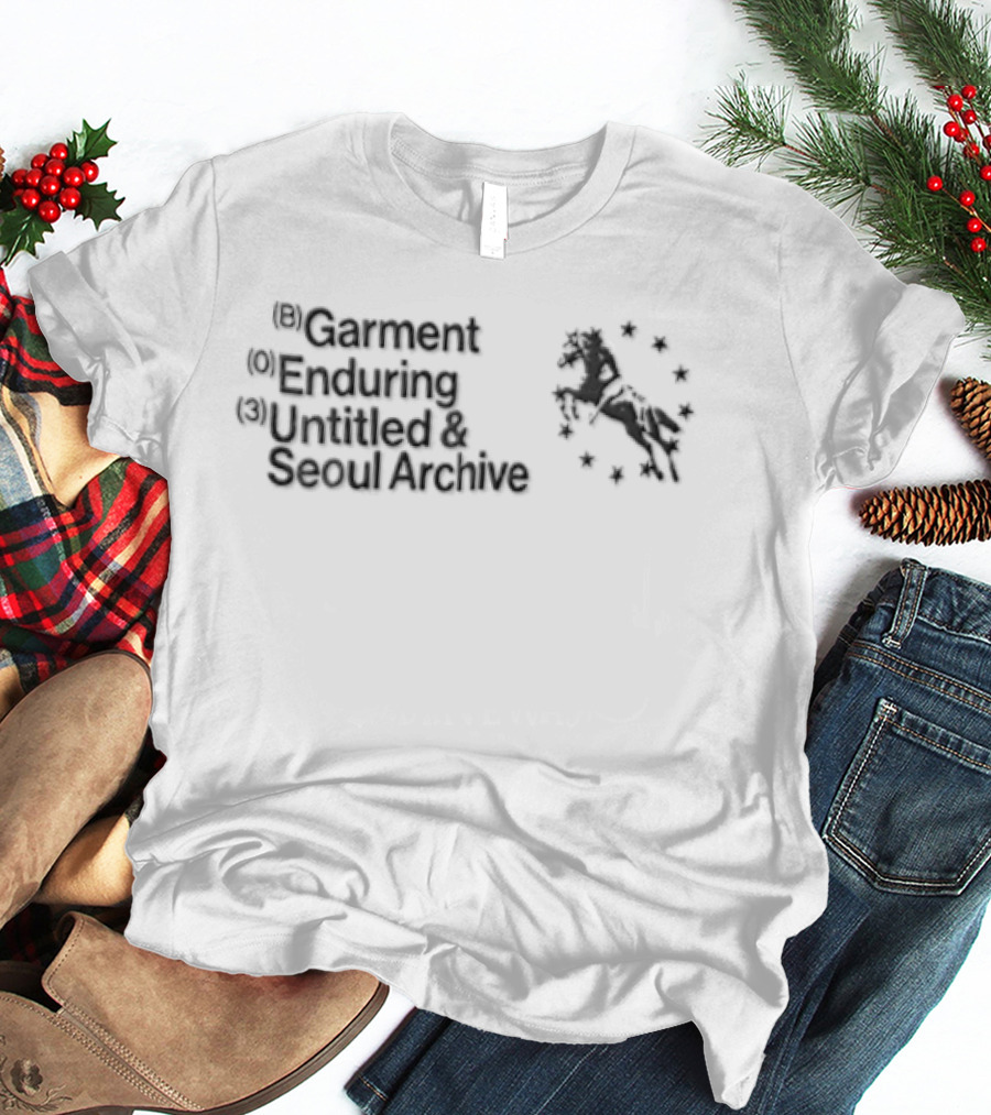 B Garment O Enduring 3 Untitled Seoul Archive Galloping Horse Of Stars T-Shirt