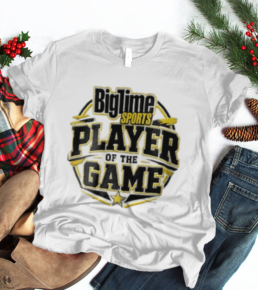 Bigtime Sports Player Of The Game Star Yellow Frame T-Shirt