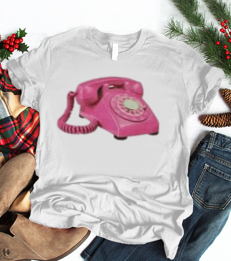 Fesspool Shop Retro Pink Phone Crop Top T-Shirt